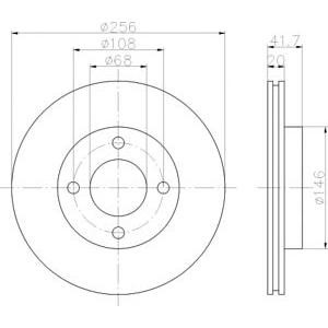 спирачен диск TEXTAR 92026200