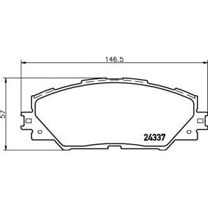 накладки TEXTAR 2433701 