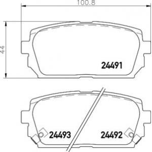 накладки TEXTAR 2449101