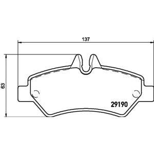 накладки TEXTAR 2919001