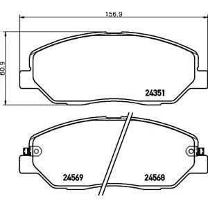 накладки TEXTAR 2435101