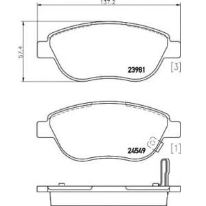 накладки TEXTAR 2398101 