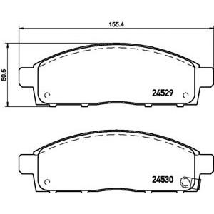 накладки TEXTAR 2452901 
