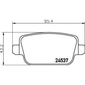 накладки TEXTAR 2453701