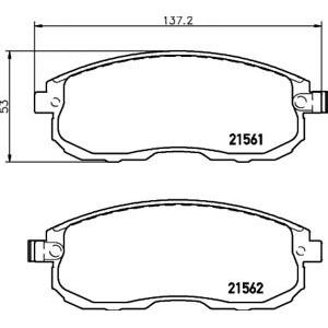 накладки TEXTAR 2156201