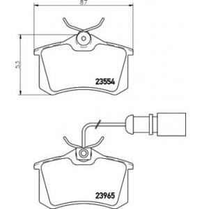 накладки TEXTAR 2355403