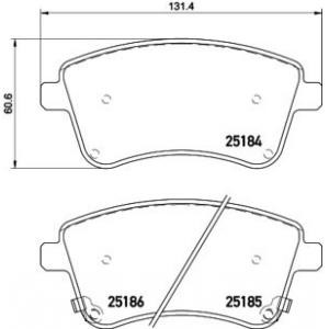 накладки TEXTAR 2518401