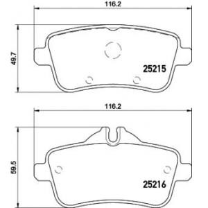 накладки TEXTAR 2521502