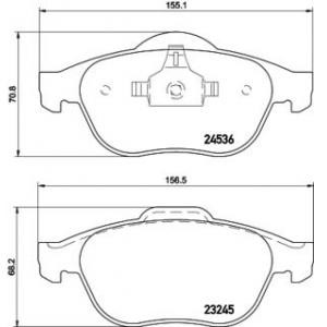 накладки TEXTAR 2453601 