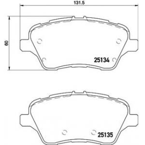 накладки TEXTAR 2513402 