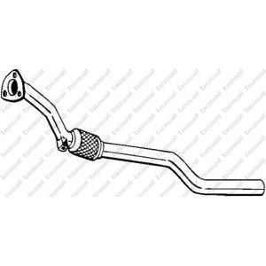 изпускателна тръба BOSAL 820-167