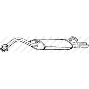 задно гърне BOSAL 278-147 