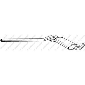 средно гърне BOSAL 285-513 