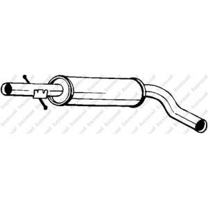 средно гърне BOSAL 105-109