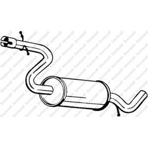 средно гърне BOSAL 233-609 