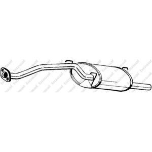 задно гърне BOSAL 115-749