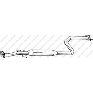 средно гърне BOSAL 284-667