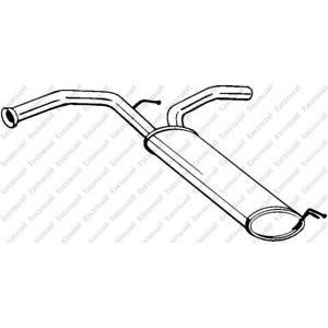 задно гърне BOSAL 135-721 