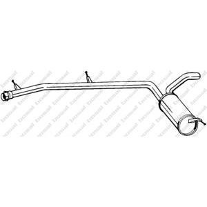 крайно гърне BOSAL 282-859