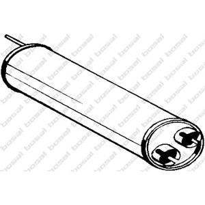 средно гърне BOSAL 135-493 