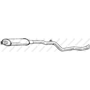 средно гърне BOSAL 281-287 