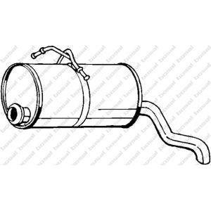 задно гърне BOSAL 135-225