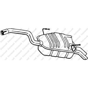 задно гърне BOSAL 190-903 