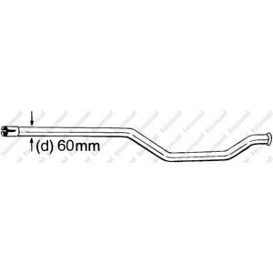 ремонтна тръба, катализатор BOSAL 889-007