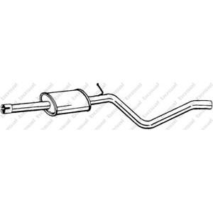 средно гърне BOSAL 284-555