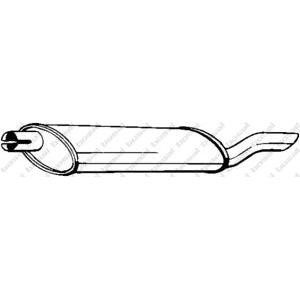 задно гърне BOSAL 141-003