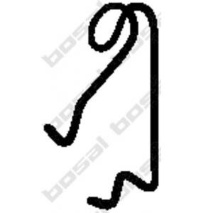 пружина, изпускателна тръба BOSAL 251-024