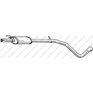 средно гърне BOSAL 286-115 