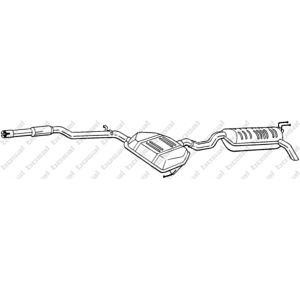 задно гърне BOSAL 292-305 