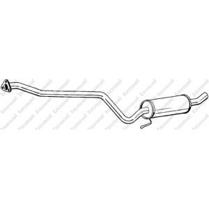 средно гърне BOSAL 278-155 