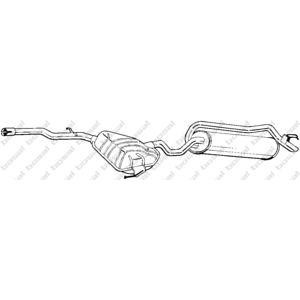 задно гърне BOSAL 292-117