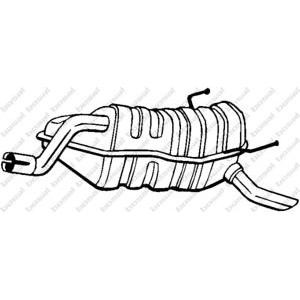 задно гърне BOSAL 148-049