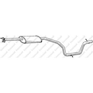 средно гърне BOSAL 289-449