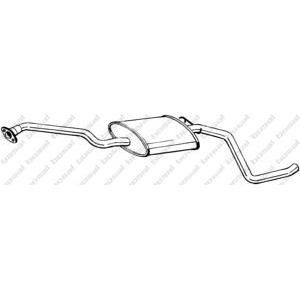 средно гърне BOSAL 285-987 