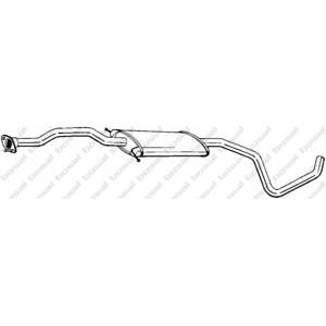 средно гърне BOSAL 285-289