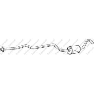 средно гърне BOSAL 290-875 