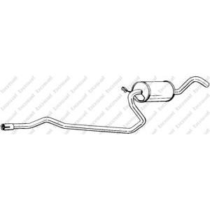 средно гърне BOSAL 285-799