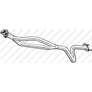 изпускателна тръба BOSAL 873-387 
