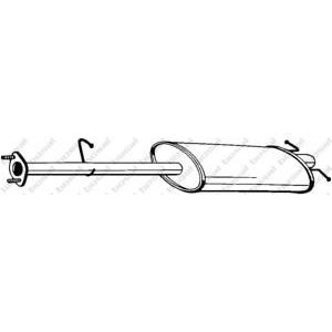 средно гърне BOSAL 154-221 
