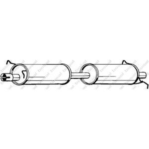 средно гърне BOSAL 280-049 