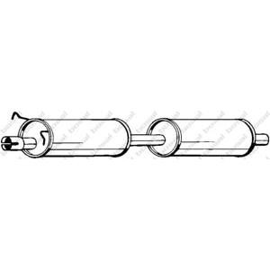 средно гърне BOSAL 154-455