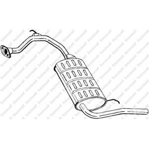 задно гърне BOSAL 278-347