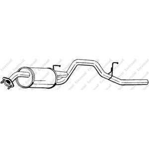 задно гърне BOSAL 281-087 