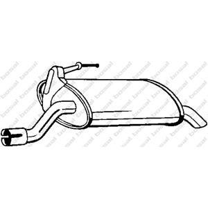 задно гърне BOSAL 163-027