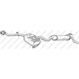 задно гърне BOSAL 285-763