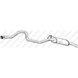 задно гърне BOSAL 286-069